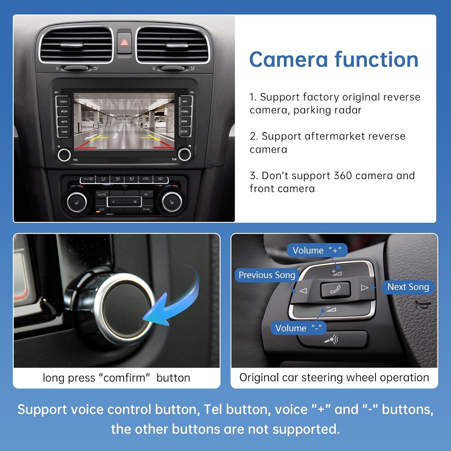 Volkswagen 7-inch Linux CarPlay & Android Auto Head Unit - Image 9