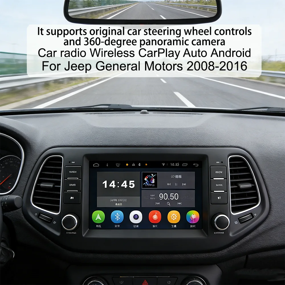 Jeep 7-inch IPS Linux Wireless CarPlay & Android Auto Head Unit - Image 5