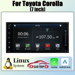 Toyota Vios / Crown / Camry / HiAce / Previa / Corolla / RAV4 7-inch 2DIN Linux CarPlay & Android Auto Head Unit