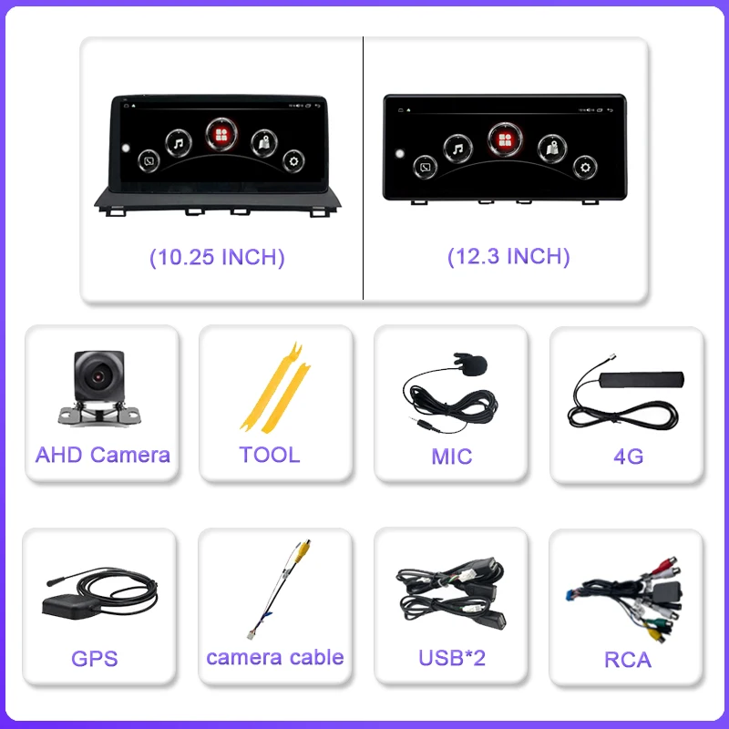 Mazda 3 2014–2019 10.25 / 12.3-inch Linux Multimedia Head Unit - Image 3
