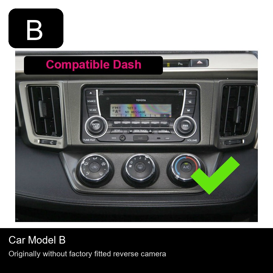 Toyota Rav4 2013-2019 Apple CarPlay & Android Auto Head Unit