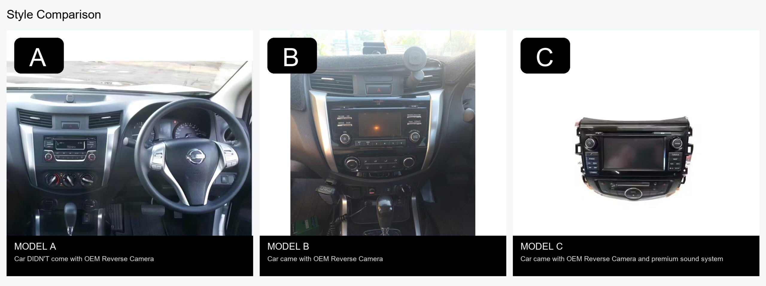 Nissan Navara NP300 2015-2022 Apple CarPlay & Android Auto Head Unit