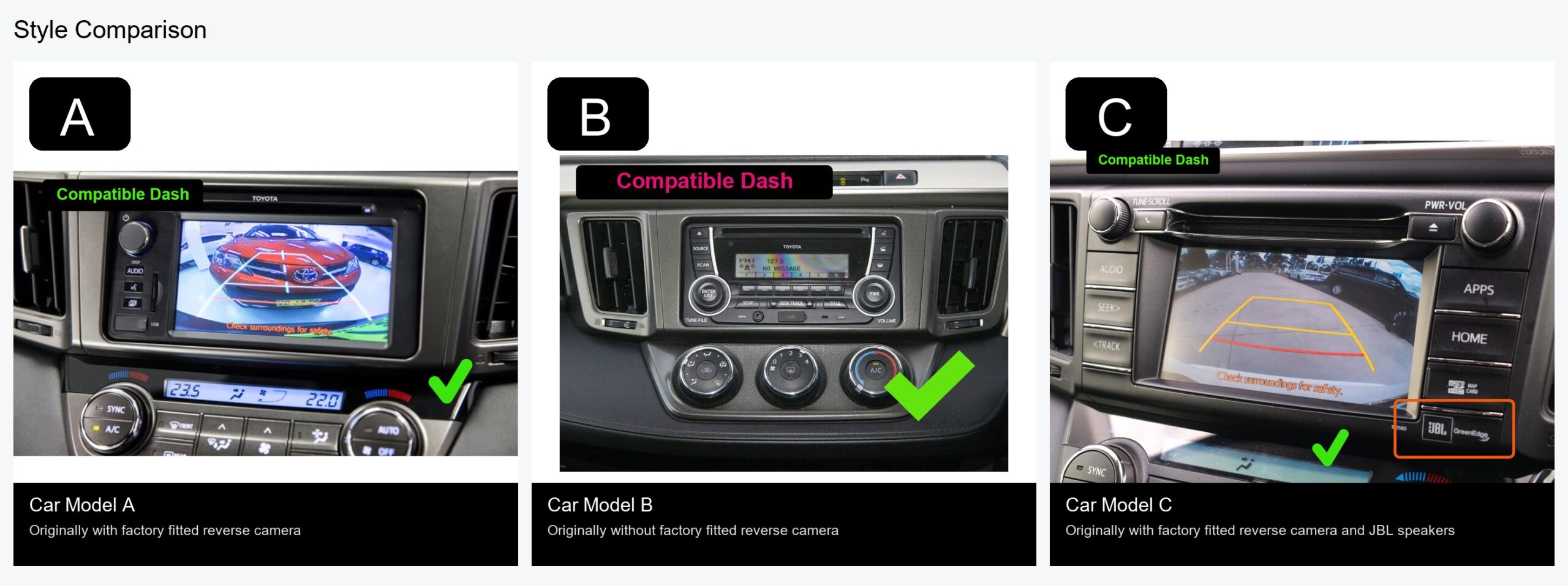 Toyota Rav4 2013-2019 Apple CarPlay & Android Auto Head Unit